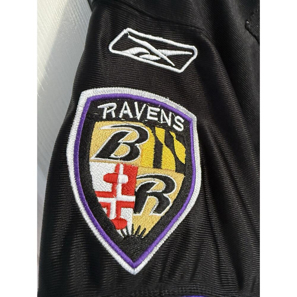 Reebok Baltimore Ravens Joe Flacco #5 Jersey Mens Large 48 Black NFL Football - Picture 9 of 11